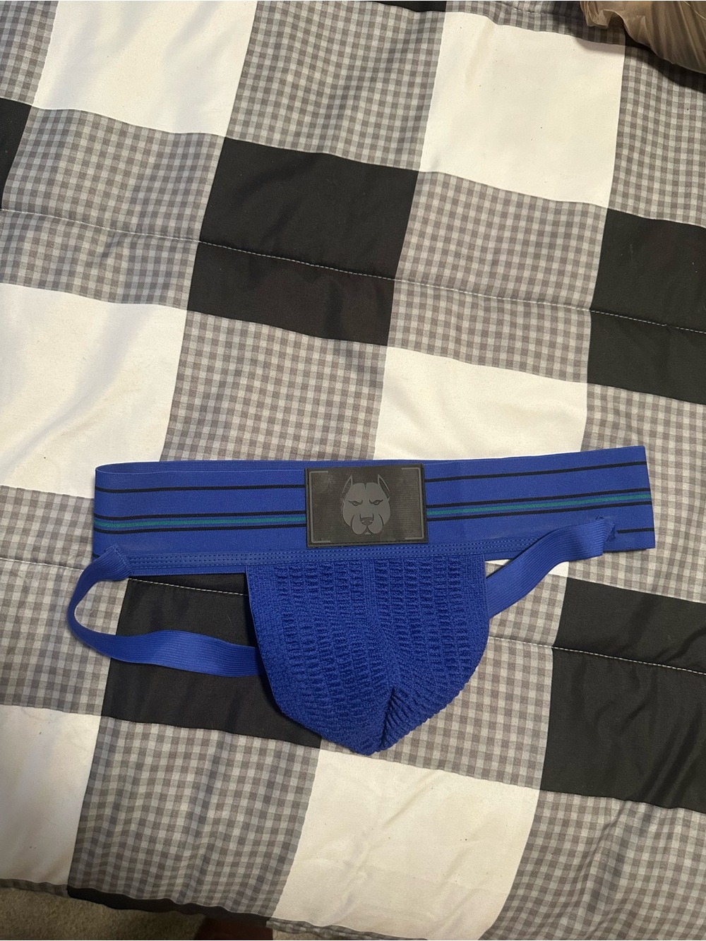 Blue jockstrap